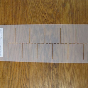 BS168 Prairie point guide  2&quot; (5cm)Quilt Stencil Plastic reusable durable