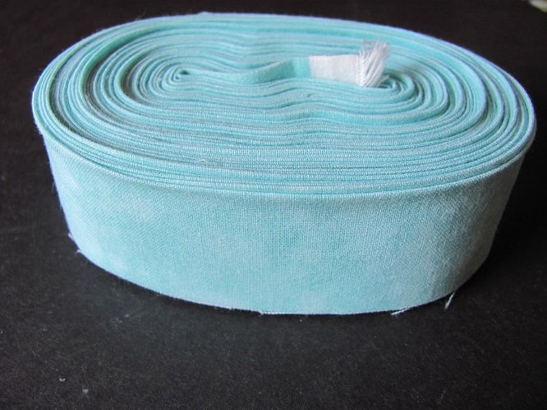 Quilt Binding #169 Aqua Marine Textured 12 yds Single Fold 100/% Cotton Fabric