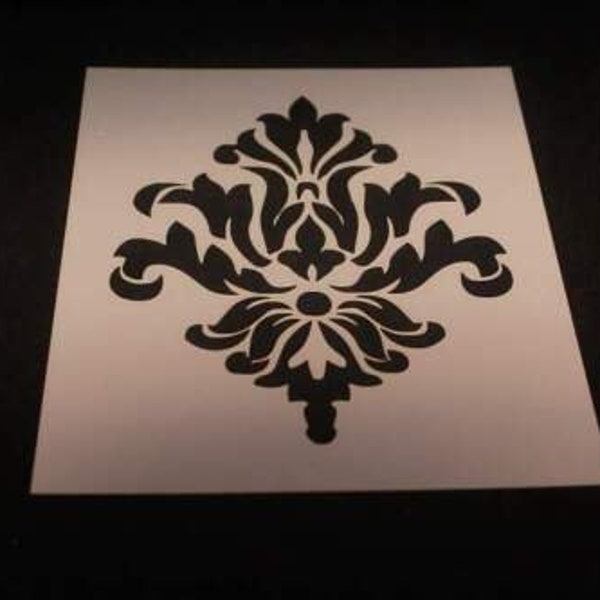 Damask Mylar Stencil Art Airbrush reusable Durable Paint -L526