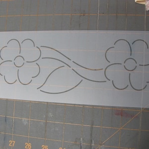 QC801 flower Border 3&quot;(7.6cm) QC Stencil