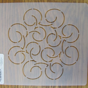 UEW127 Leap Frog Block #3 Design QC Quilting painting stencil sewing Quilting