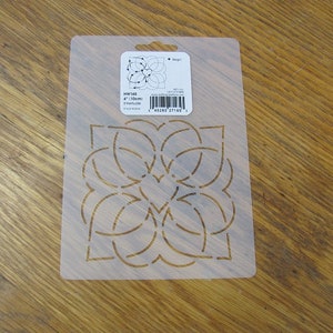 HW165 Interlude Design Quilt Stencil Plastic reusable durable