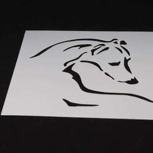 Greyhound dog Mylar Stencil Art Airbrush réutilisable Durable Paint -L257