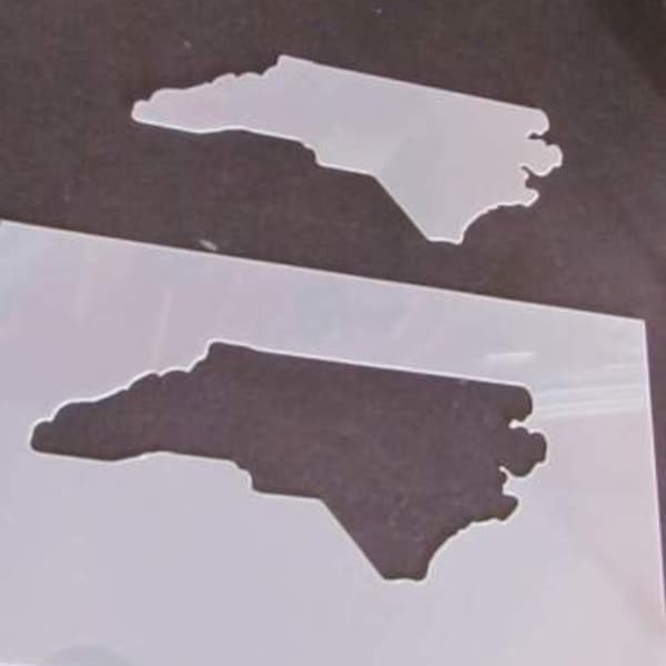 Estado de Carolina del Norte Mylar Plantilla Arte Aerógrafo Pintura duradera reutilizable -L50