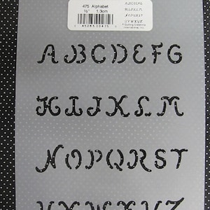 Disney Alphabet Letters 1.4 Font 11 x 8.5 Custom Stencil FAST