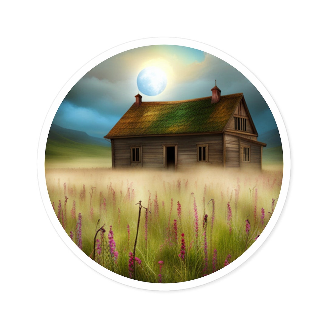 Old Homestead Vinyl Water Resistant Round Stickers, Indoor\outdoor - Etsy