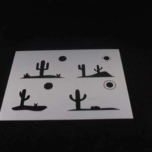 Cactus différentes tailles Mylar Stencil Art Airbrush réutilisable Durable Paint -L325