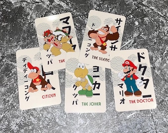 Mario Mafia Game Cards