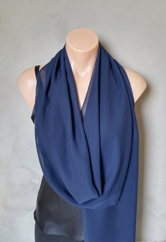 navy blue shoulder wrap