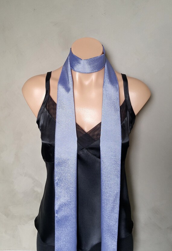 Skinny Scarf, Choker Scarf, Sashes, Long Wrap Scarf, Slim Skinny Scarf, Purple Skinny Scarf, Lavender Choker, Long Slim Choker, Purple Sash