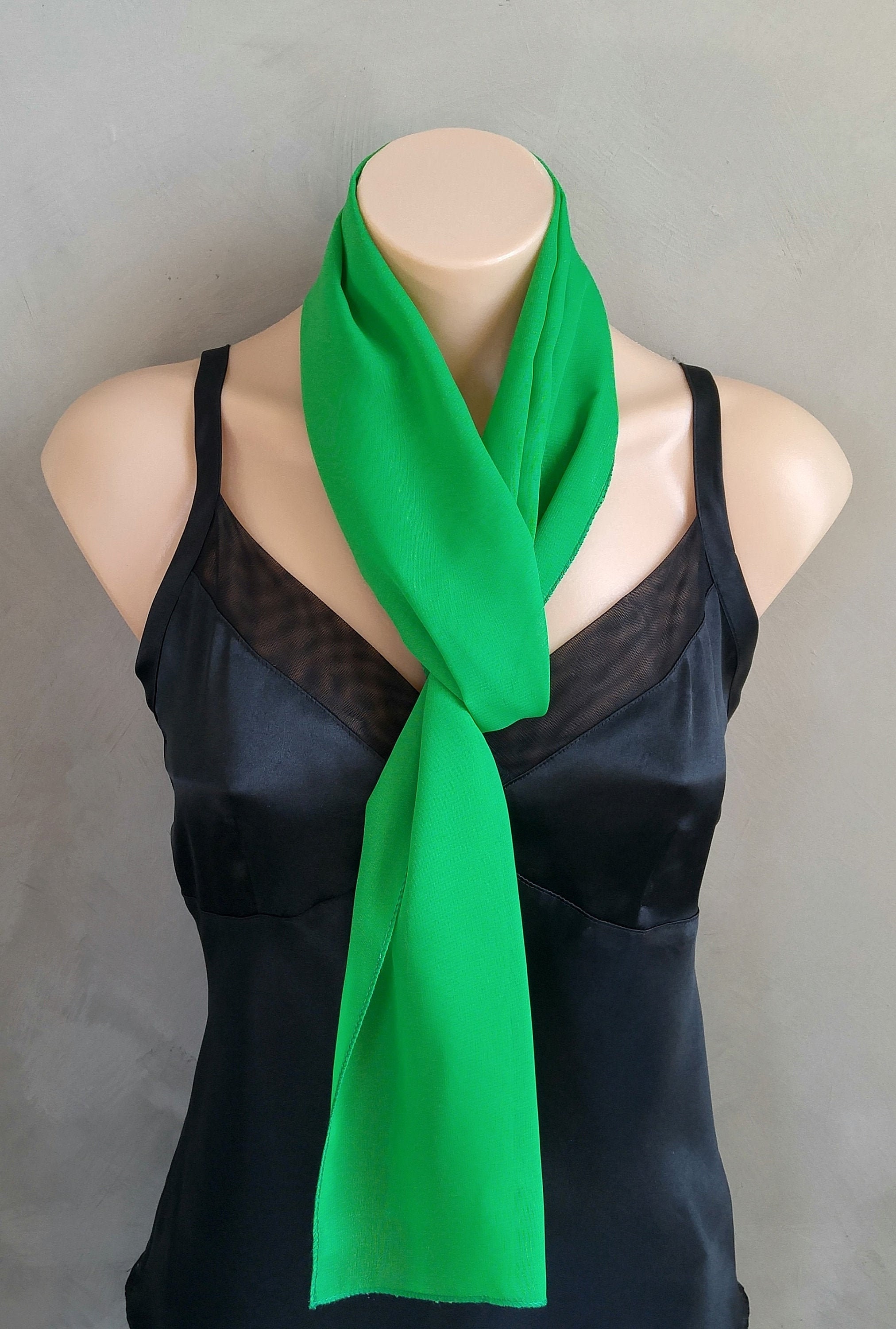 Kelly Green Scarf 36 Lovely Colors Irish Green Scarf Long Etsy