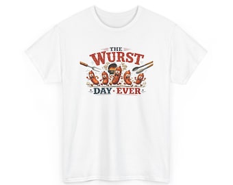 Der Wurst Tag überhaupt T-Shirt | Wurst BBQ Grill Humor, Oktoberfest Tee