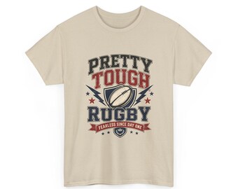 Rugby Shirt: Classic Vintage Design (Medium Weight Cotton)