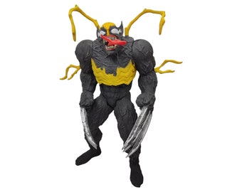 Wolverine symbiont 9" hoog Mexicaans hard plastic speelgoedfiguur Deadpool Venom