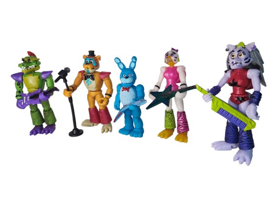 Five Nights at Freddy's Action Figure 4種 FNAF Five Nights at Freddy's Bundle Set 5