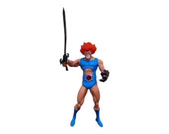Thundercats Lion-O 13" personaggio giocattolo in plastica morbida prodotto in Messico