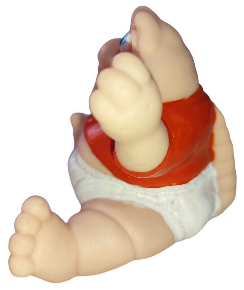 Baby Sinclair Vinyl Squeaky Toy: Hand-Painted Mexican Dinosaur (3") image 3