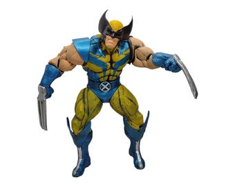 Wolverine 9 "große mexikanische Hartplastik Spielzeugfigur Deadpool."
