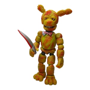 Figura de juguete mexicana William Afton de 8" de Five Nights At Freddy's Spring Bonnie