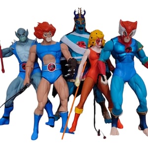 Thundercats - 5 Figure bundle Mexican manufactured soft vinyl toy figures