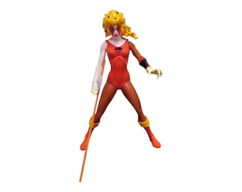 Thundercats Cheetara 13" personaggio giocattolo in plastica morbida prodotto in Messico