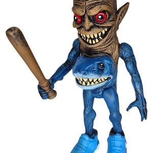 Tung Sahur tralalero tralala mashup 7&quot; mexican hard plastic toy figure Italian Brainrot