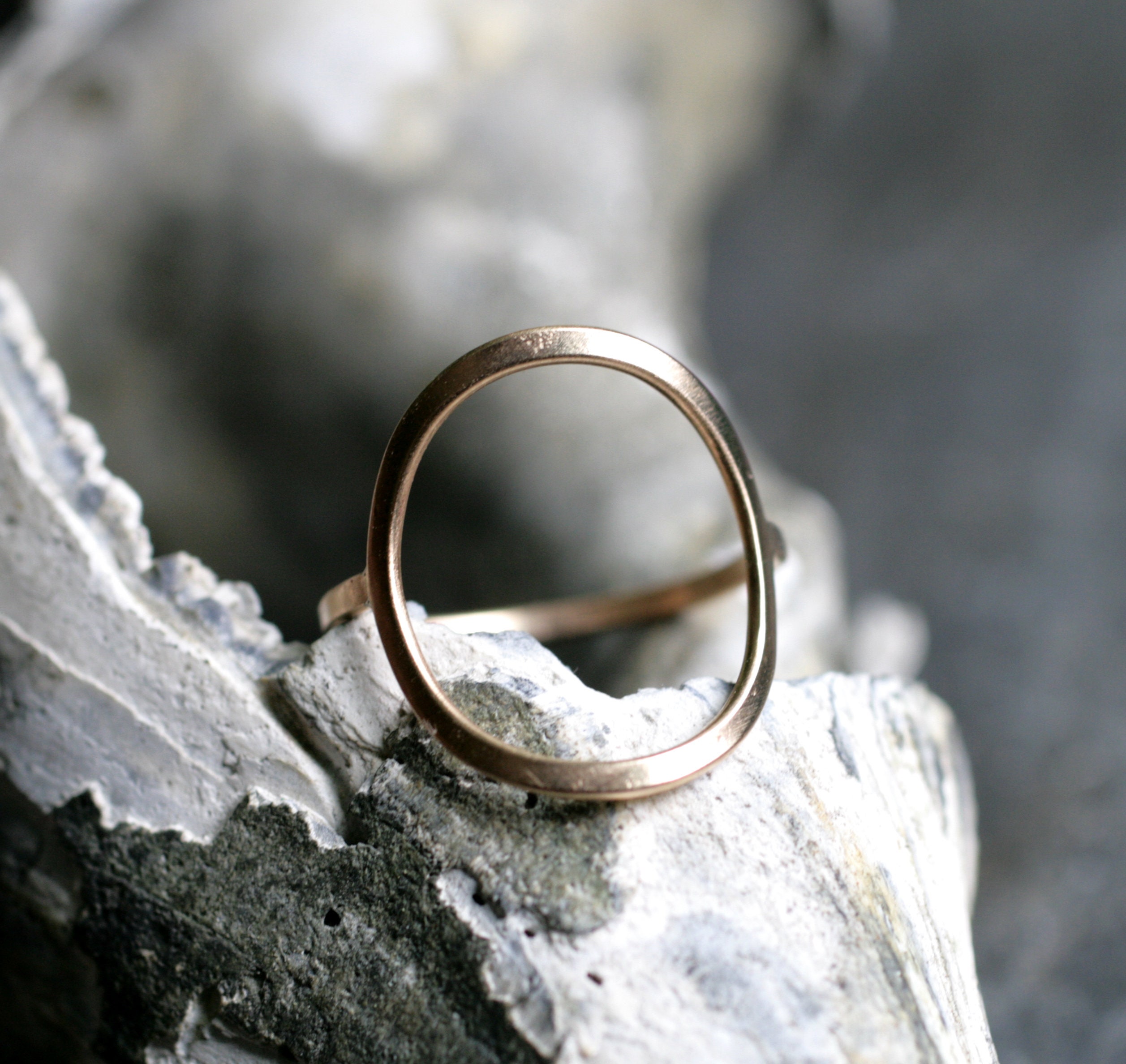 Handmade Minimalist Big Circle Ring CIRCLE Available in Etsy