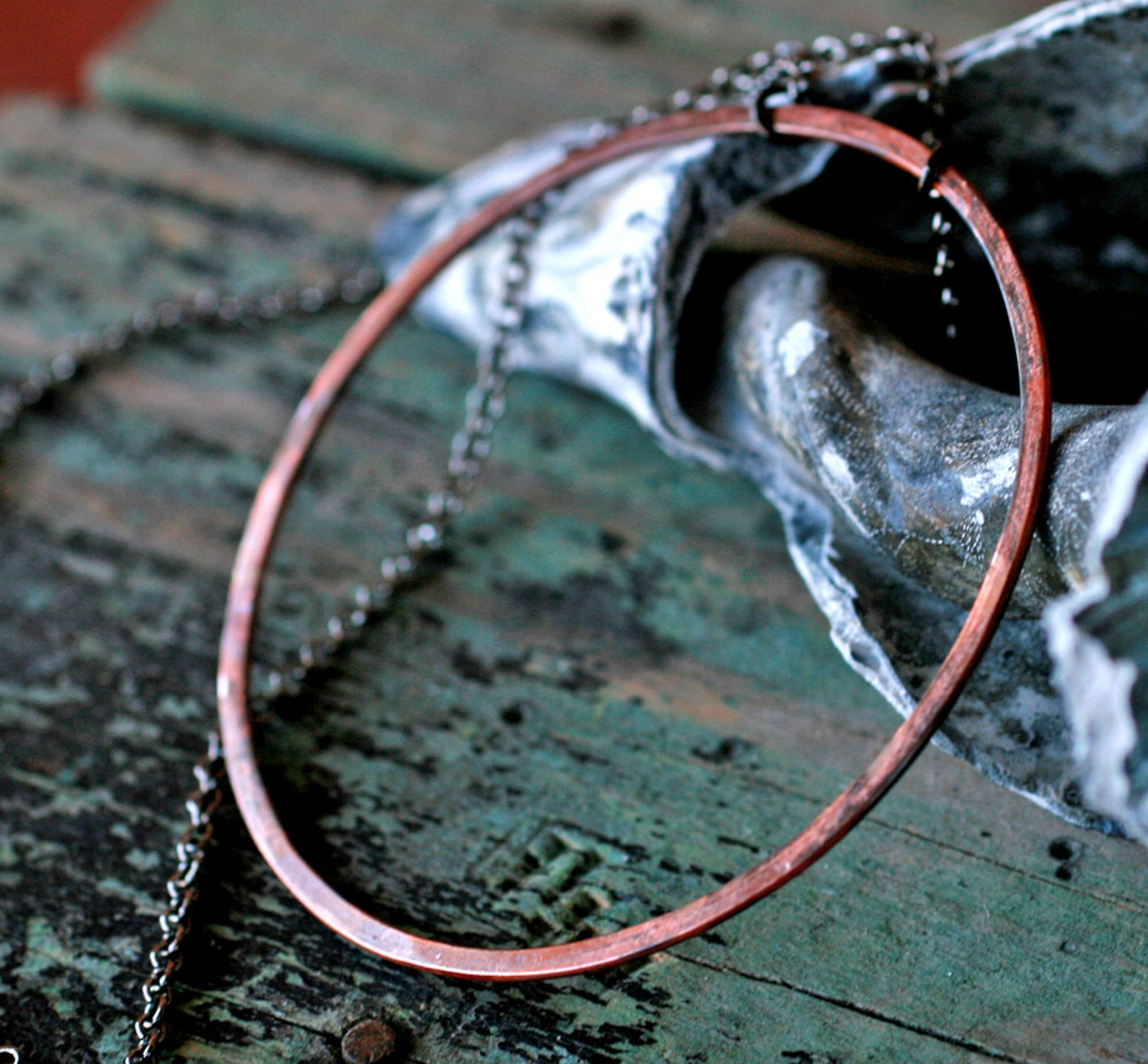 Large circle necklace Clearance