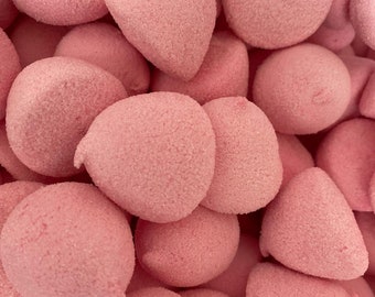 UK Gefriergetrocknete Pink Farbkugeln | Knusprige, luftige und geschmackvolle Süßigkeiten | Tik Tok Viral Süßigkeiten