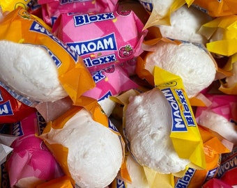 UK Gefriergetrocknete Maoam Bloxx - Gluten- und Milchfrei | Knusprige, luftige und geschmackvolle Süßigkeiten | Tik Tok Viral Süßigkeiten