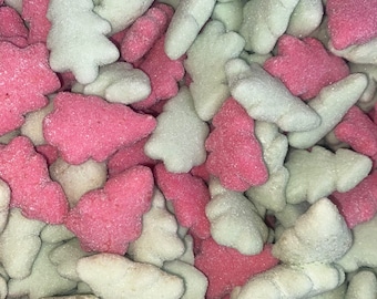 UK Freeze Dried Fizzy Red and Green Christmas Trees | Gluten Free and Dairy Free