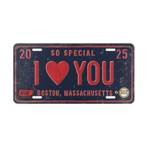 License Plate, Boston Inspired Vanity Plate for Cars, Unique Souvenir Plate, Gift for Travelers, Custom Car Decoration, Massachusetts