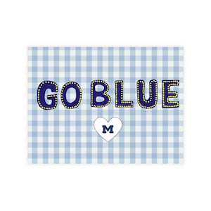 Universität von Michigan Postkarten, Souvenir-Set, College-Briefpapier-Set, Abschlussgeschenk, Hinweiskartensammlung