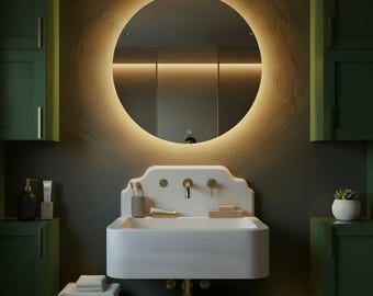 Luxury Carrara Marble Sink - Kitchen Basin - Hand Carved Custom Vanity Sink - Small And Stylish Sink