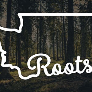 Washington State Roots Vinyl Die-Cut Decal Sticker Pacific Northwest PNW