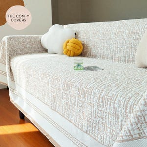 Soft Couch Cover, Non-Slip Sofa Cover, Ice Silk Sofa Cover, Large Size Couch Cover, Home Decor Blanket, Couch Throw-On, Gift For Her
