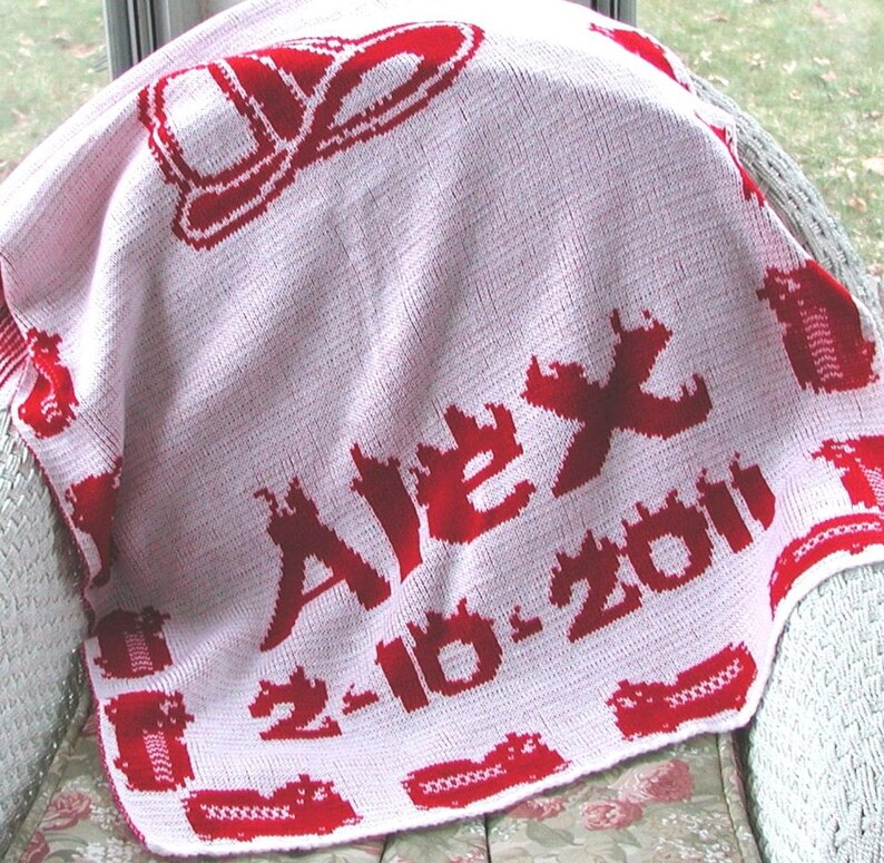 Personalized Firefighter Baby Blanket