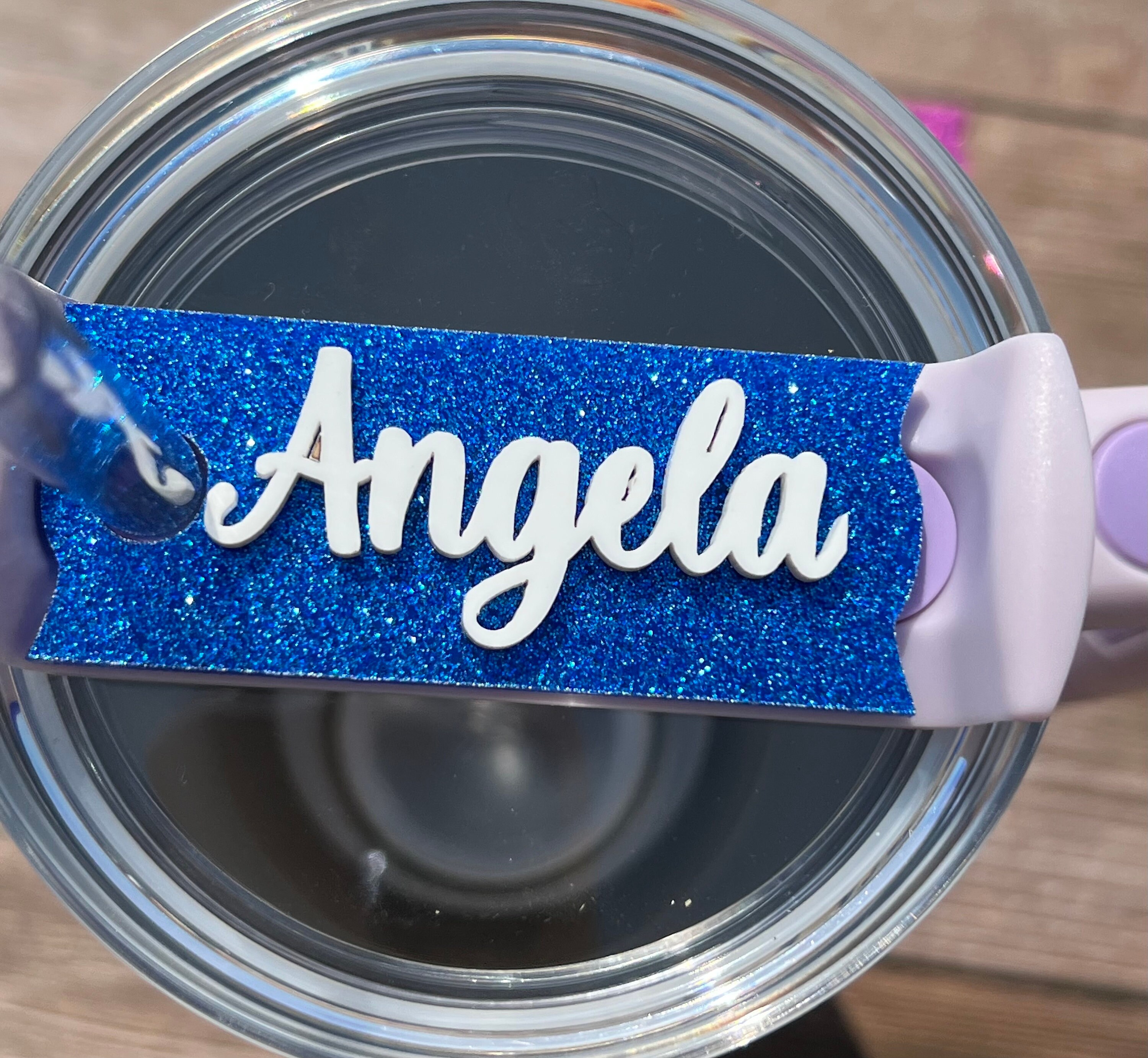 Name Plates For Stanley, or Stanly Dupes Acrylic – Royalty Glitter Co