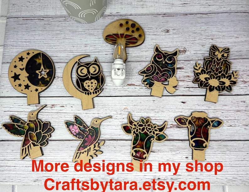 CraftsbyTara Mermaid Night Light - Thumbnail 5
