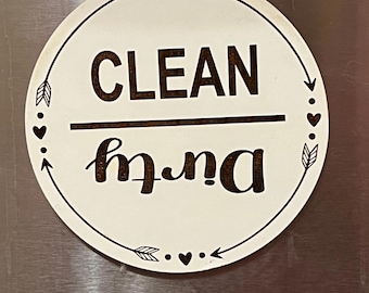 Dishwasher clean dirty magnet