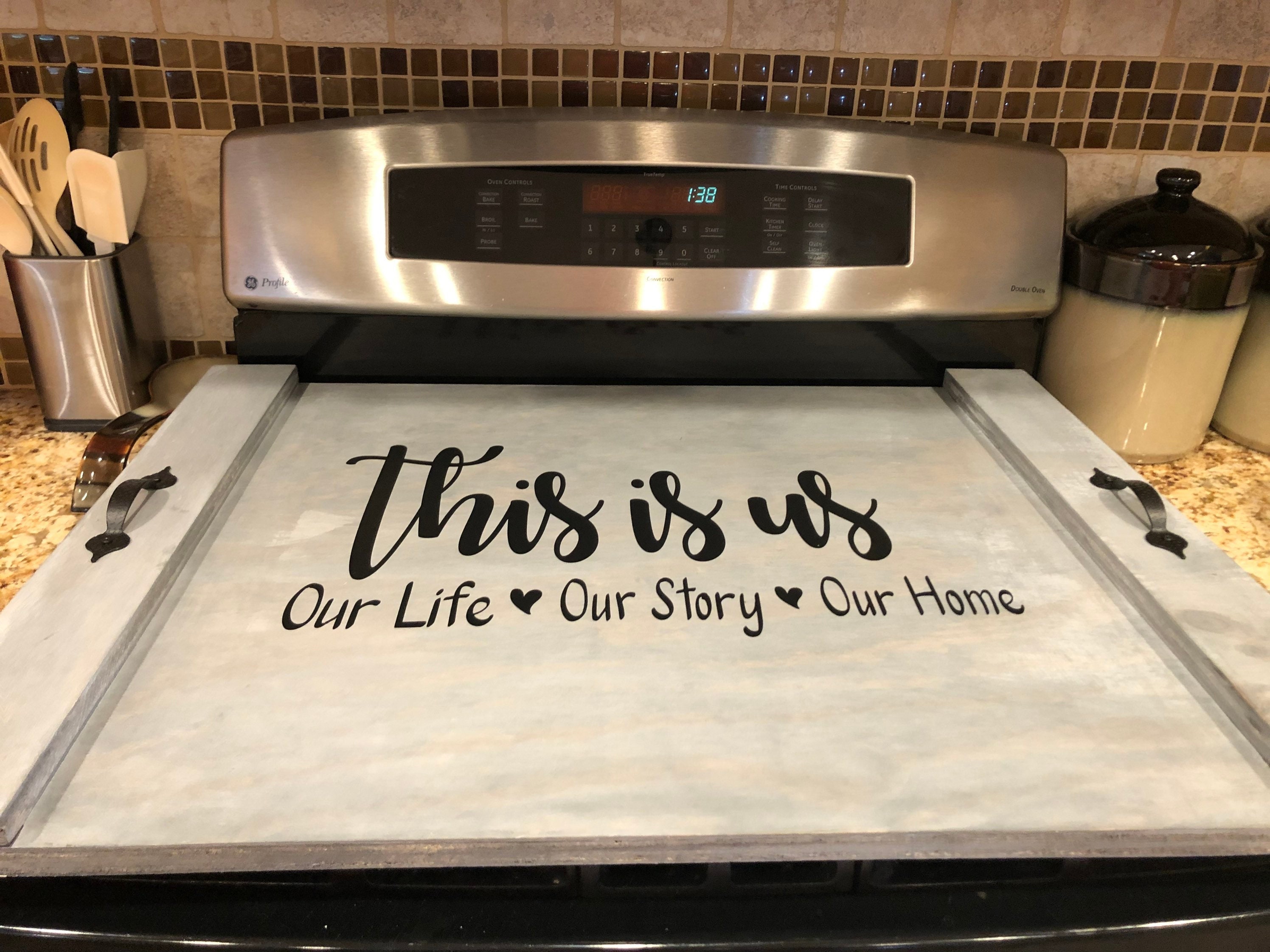 Farmhouse Style Stove cover