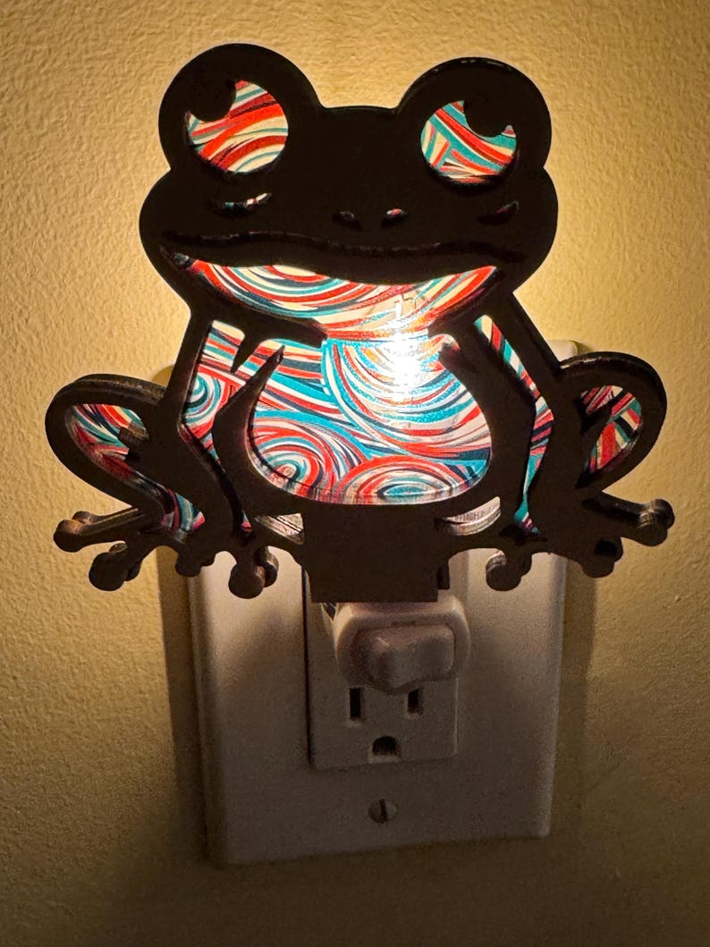 CraftsbyTara Frog Night Light - Thumbnail 2