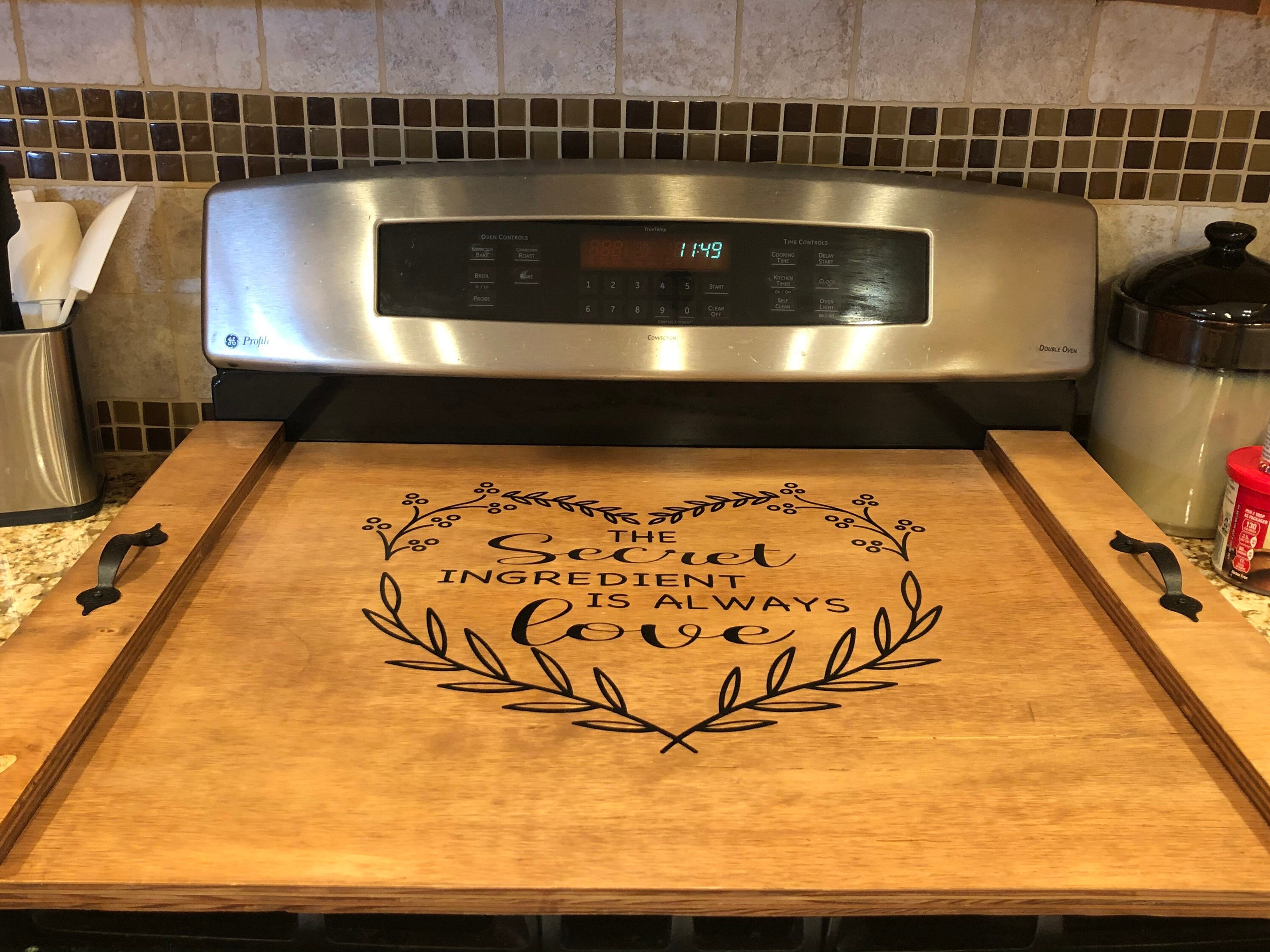 Noodle Board / Stove Cover/ Stovetop Cover/ Boards for Stove/ Farmhouse  Stove Cover/ Farmhouse Sign / Stove Board / Stove Tray / Oven Cover 