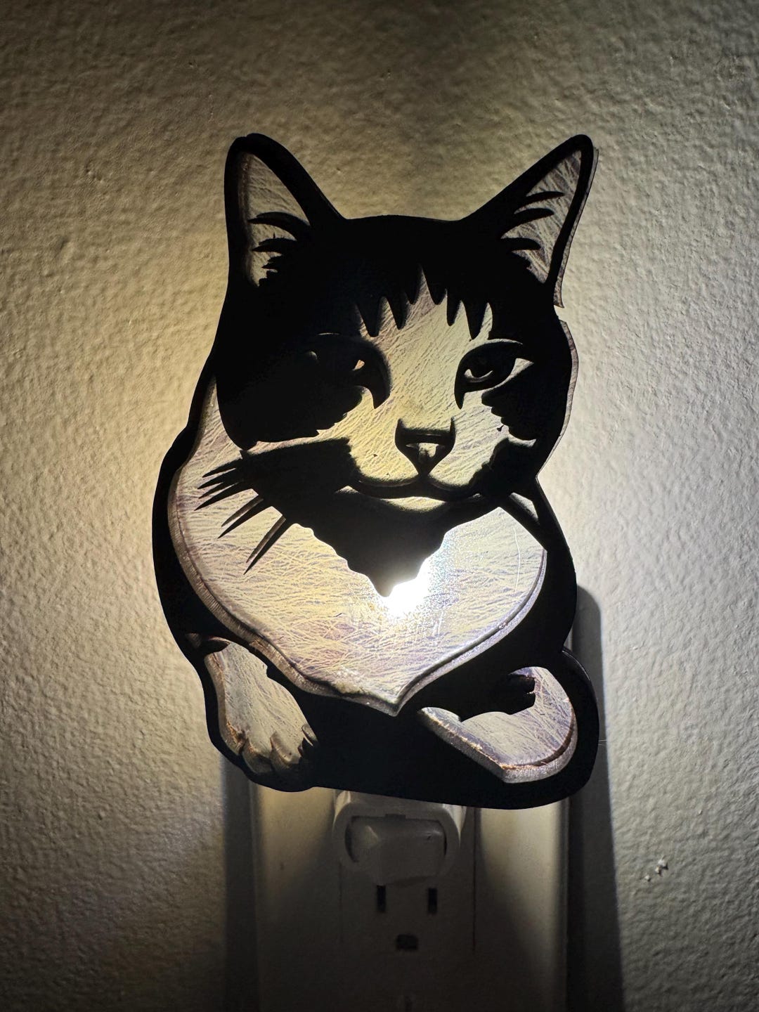 Cat Night Light, Cat Nightlight, Cat Lover Gift, Nursery Night Light ...