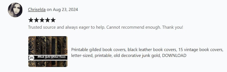 Printable gilded book covers, black leather book covers, 15 vintage book covers, letter-sized, printable, old decorative junk gold, DOWNLOAD
