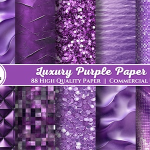 Luxus Lila Texturen, Digitales Papier, lila Glitter, lila Folie, metallische Hintergründe mit lila Textur, sofort Download