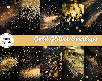 59 Gold Glitter Overlays Blowing Glitter Photoshop Overlays Bokeh Effect Glitter Bokeh Dust Blowing Gold Bokeh Glitter Photo Overlay