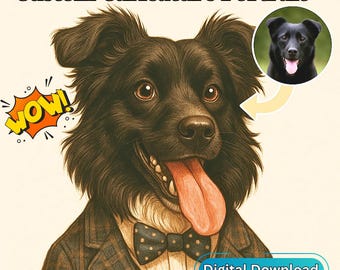 Custom Caricature Portrait from Photo, Custom Ugly Portrait, Funny Portrait Gift, Pets or Family, Cartoon Portrait Gift, Gift for Couples