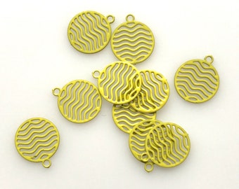 Flat ZigZag Dangle Lemon