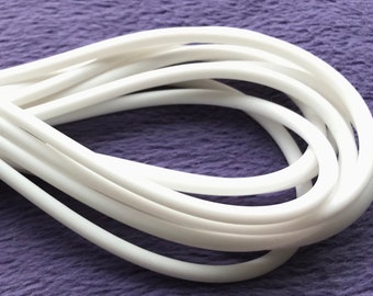 4mm  PRISTINE WHITE superb tubing